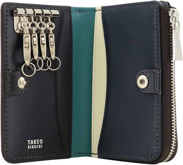 Amazon | [タケオキクチ] キーケース 本革 メンズ 780612 マルゴII 4連